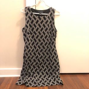 Patterned Black Dress